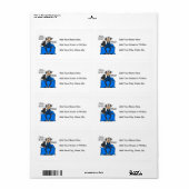 不完全なそれから終えられた結婚のユーモア ラベル (フルシート)