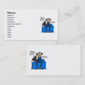 不完全なそれから終えられた結婚のユーモア 名刺 (正面/裏面)