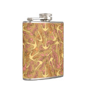 不完全なタツノオトシゴおよびいかりパターン フラスク (右)