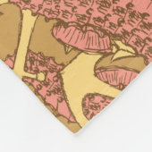 不完全なタツノオトシゴおよびいかりパターン フリースブランケット (角)