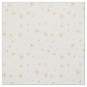 不完全なデイジーの花模様-花パターン ファブリック (見本)