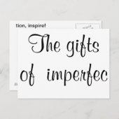 不完全なポストカードの（ほぼ）ギフト ポストカード (正面/裏面)