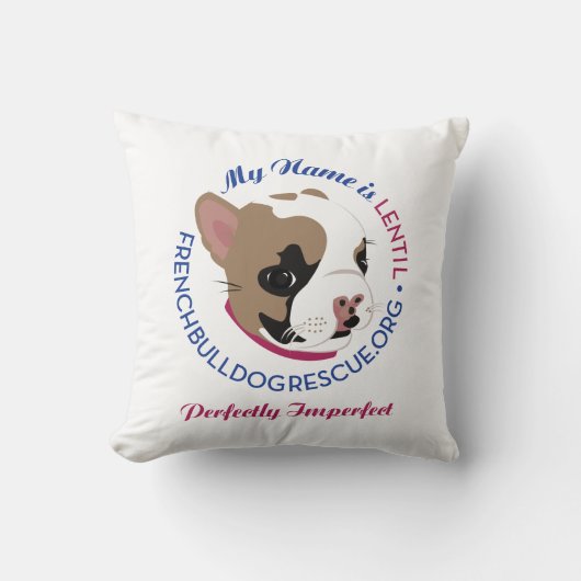 不完全なレンズ豆、完全に クッション (正面)