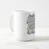 不完全な人 完全な神 ロングスリーブ コーヒーマグカップ (正面左)