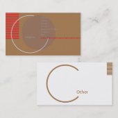 不完全な円-ビジネス 名刺 (正面/裏面)