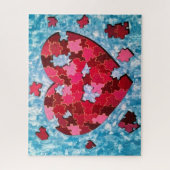 『不完全な物を平和で組み立てる』 ジグソーパズル (縦)