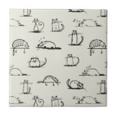 不完全な猫 タイル (正面)