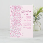 不完全な花の招待状 招待状 (スタンド正面)