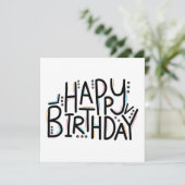 不完全ハッピーバースデー カード (スタンド正面)