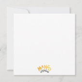 不完全ハッピーバースデー カード (裏面)