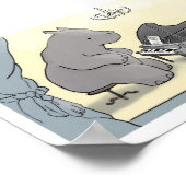 '不完全'プリント ポスター (角)