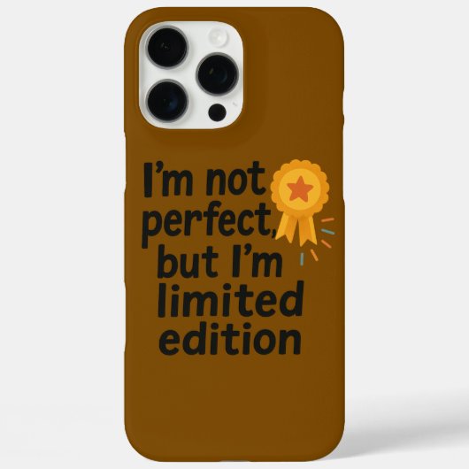 不完全希少性:限定版自信 Case-Mate iPhoneケース (裏面)