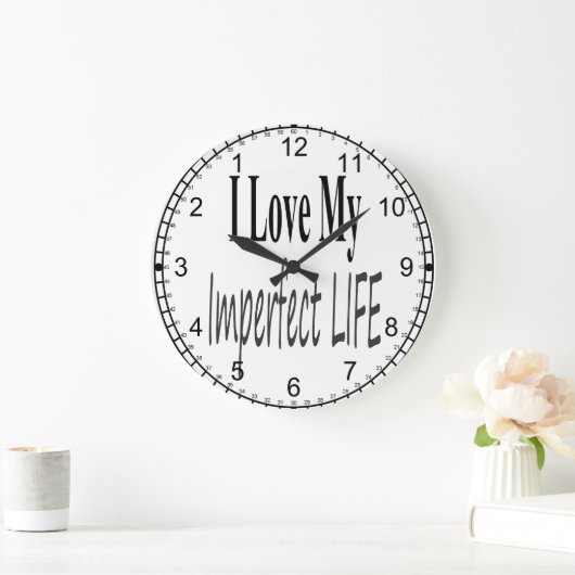 不完全生命反転ダイヤル時計 ラージ壁時計 (ホーム)