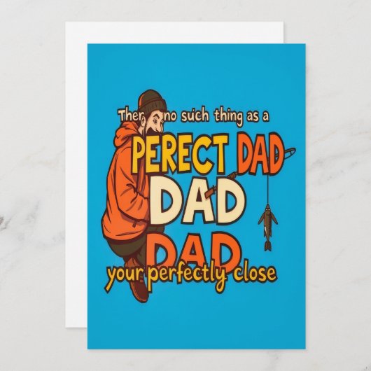 不完全祝な父親 招待状 (正面/裏面)