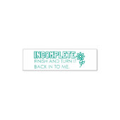 不完全自墨加工ゴム印 セルフインキングスタンプ (デザイン)