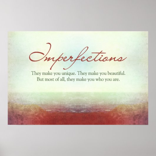 不完全。彼らはあなたをユニーク... ポスター (正面)