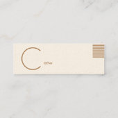 不完全-細い スキニー名刺 (裏面)