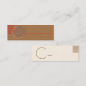 不完全-細い スキニー名刺 (正面/裏面)