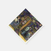 不定形幽霊のよく出るの影によって スタンダードカクテルナプキン (角)