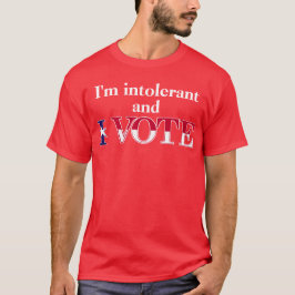 不寛容な投票-暗闇 Tシャツ