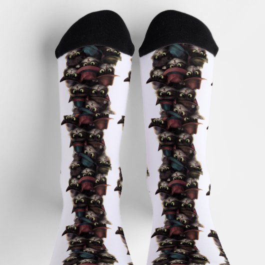 不審な猫 ソックス (上部)