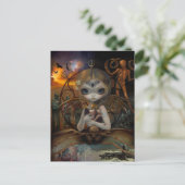 「不審裁判所：飢饉」はがき ポストカード (スタンド正面)