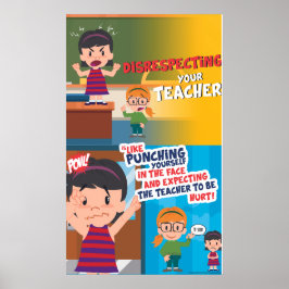 不尊敬はクールなし（マット） ポスター