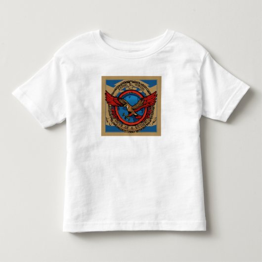 不屈のアメリカ愛 トドラーTシャツ (正面)