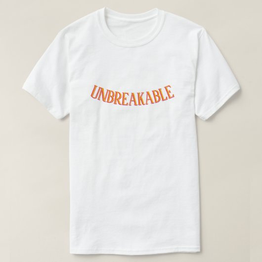 不屈の強さと自信 Tシャツ (デザイン正面)