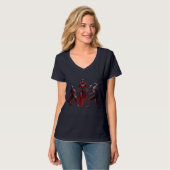 不屈の戦士VSアンデッド アニメTシャツ Tシャツ (正面フル)
