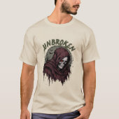 不屈の死神ドクログラフィックTシャツ Tシャツ (正面)