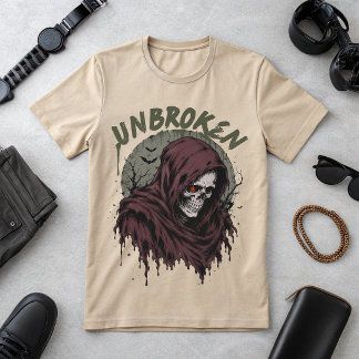 不屈の死神ドクログラフィックTシャツ Tシャツ