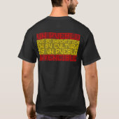 不屈の民 Tシャツ (裏面)