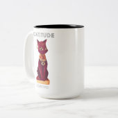 不屈の精神は万物だ ツートーンマグカップ (正面左)