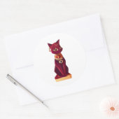 不屈の精神は万物だ ラウンドシール (封筒)