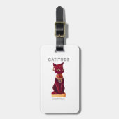 不屈の精神は万物だ ラゲッジタグ (正面縦)