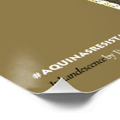 不屈の精神は美徳アクィナスの抵抗ポスターだ ポスター (コーナー)