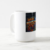 不屈の精神を呼び起こせ コーヒーマグカップ (正面左)