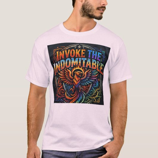 不屈の精神を呼び起こせ Tシャツ (正面)