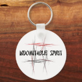 不屈の精神キーチェーン キーホルダー (正面)