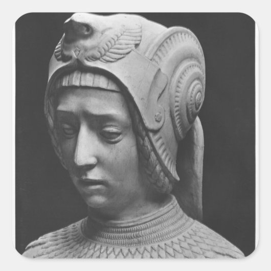 不屈の精神 スクエアシール (正面)