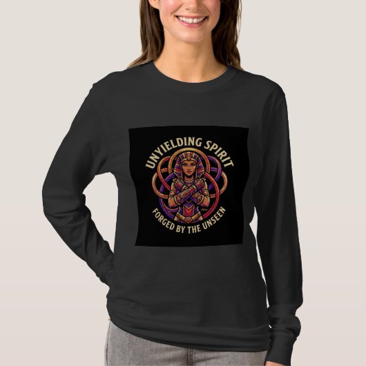 不屈の精神 ロングスリーブ Tシャツ (正面)