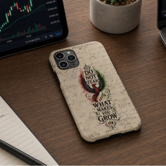 不屈の精神 ヴィンテージ風フェニックス デザイン Case-Mate iPhoneケース
