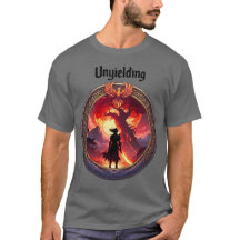 不屈の精神: 孤高の戦士の道 Tシャツ