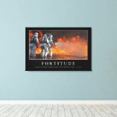 不屈の精神：感動的引用文 キャンバスプリント (インサイチュ (ウッドフロア))