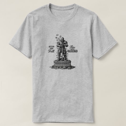 不屈の精神 1c tシャツ (デザイン正面)