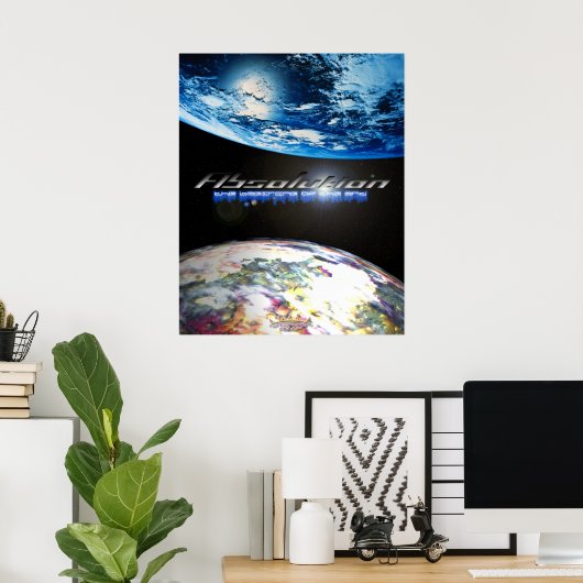 不屈の ポスター (ホームオフィス)