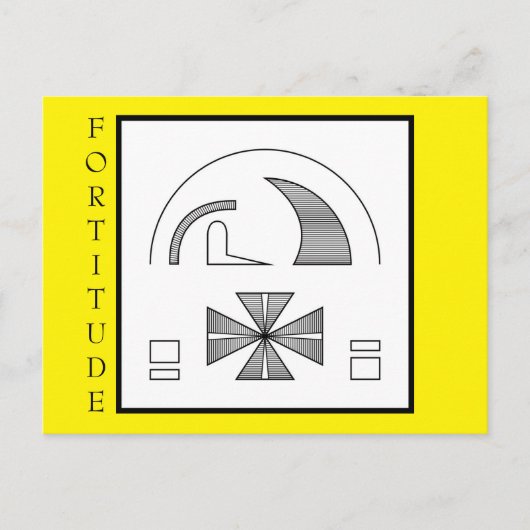 不屈はがき ポストカード (正面)