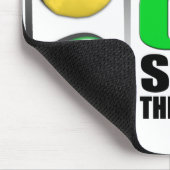 不平を言うことを止めて下さい マウスパッド (コーナー)