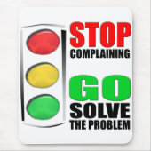 不平を言うことを止めて下さい マウスパッド (正面)